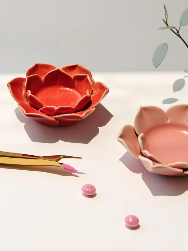 Handicrafts_Ceramic_Flower_Candle_Holder_Lotus_Diya__Set_Of_2_|_Decorative_Tealight_Holder_For_Pooja_Room,_Temple_&_Home_D�cor_|_Traditional_Festival_Decoration_(Red-Pink)