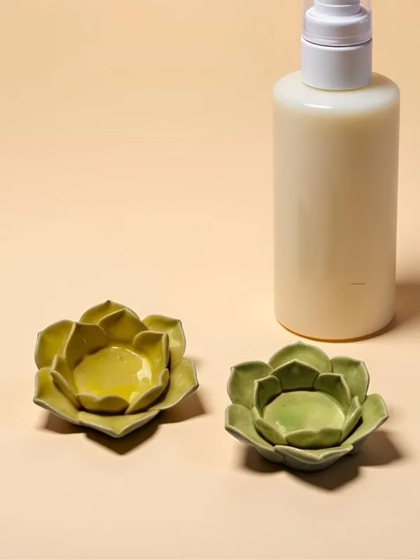 Ceramic_Flower_Candle_Holder_Lotus_Diya_Set_Of_2_|_Decorative_Tealight_Holder_For_Pooja_Room,_Temple_&_Home_Decor_|_Traditional_Festival_Decoration_(Yellow-Green)