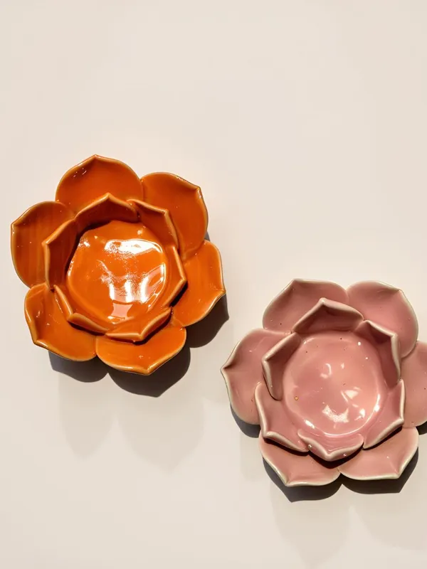 Ceramic_Flower_Candle_Holder_Lotus_Diya_Set_Of_2_|_Decorative_Tealight_Holder_For_Pooja_Room,_Temple_&_Home_Decor_|_Traditional_Festival_Decoration_(Pink-Orange)