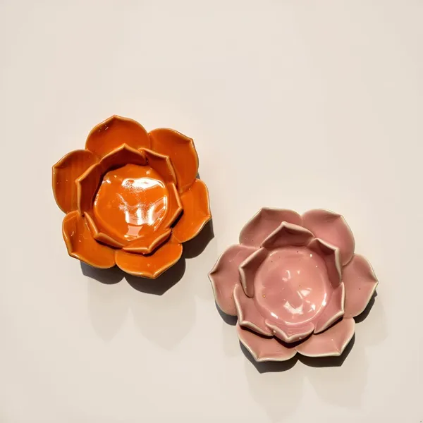Ceramic_Flower_Candle_Holder_Lotus_Diya_Set_Of_2_|_Decorative_Tealight_Holder_For_Pooja_Room,_Temple_&_Home_Decor_|_Traditional_Festival_Decoration_(Pink-Orange)