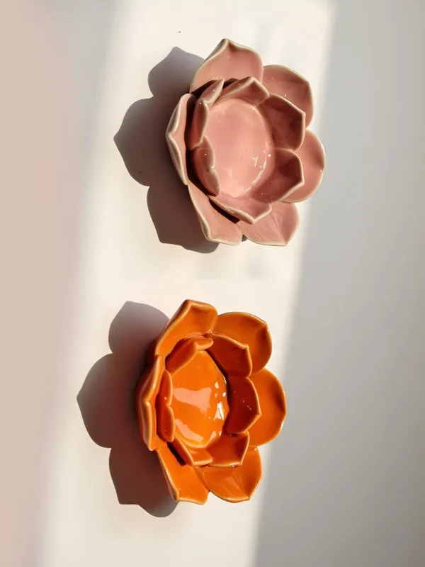 Ceramic_Flower_Candle_Holder_Lotus_Diya_Set_Of_2_|_Decorative_Tealight_Holder_For_Pooja_Room,_Temple_&_Home_Decor_|_Traditional_Festival_Decoration_(Pink-Orange)
