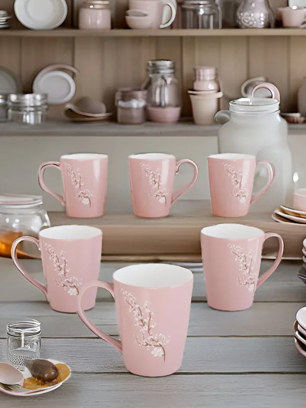 Kraftlik_Handicrafts_Ceramic_Blossom_Boost_Coffee_Mug_|_Coffee_Mugs_for_Birthday,_Wedding,_Anniversary_|_Coffee_Blossom_Boost_Mug_Gift_for_Girlfriend_(Pink)_(6)