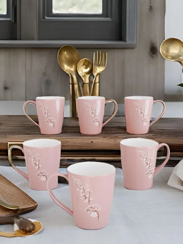 Kraftlik_Handicrafts_Ceramic_Blossom_Boost_Coffee_Mug_|_Coffee_Mugs_for_Birthday,_Wedding,_Anniversary_|_Coffee_Blossom_Boost_Mug_Gift_for_Girlfriend_(Pink)_(6)