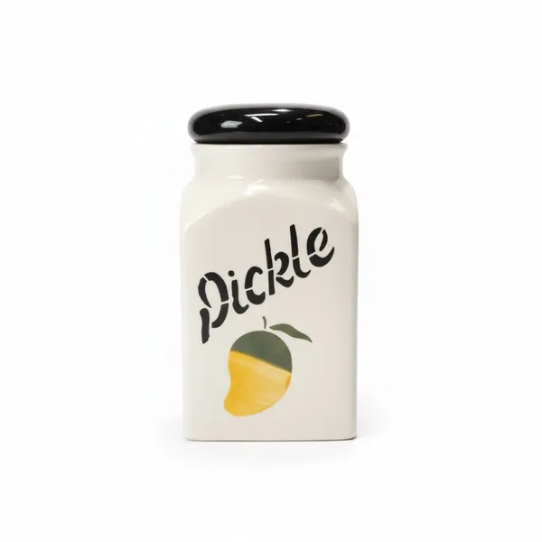 Kraftlik_Handicrafts_Ceramic_Pickle_Storage_Jar_with_Lid_–_Barni_for_Achaar,_Mango_Pickle_Container,_Cream_Kitchen_Canister_for_Dry_Food,_Spices_&_Pantry_Storage,_Countertop_Organizer_(PACK_OF_1)
