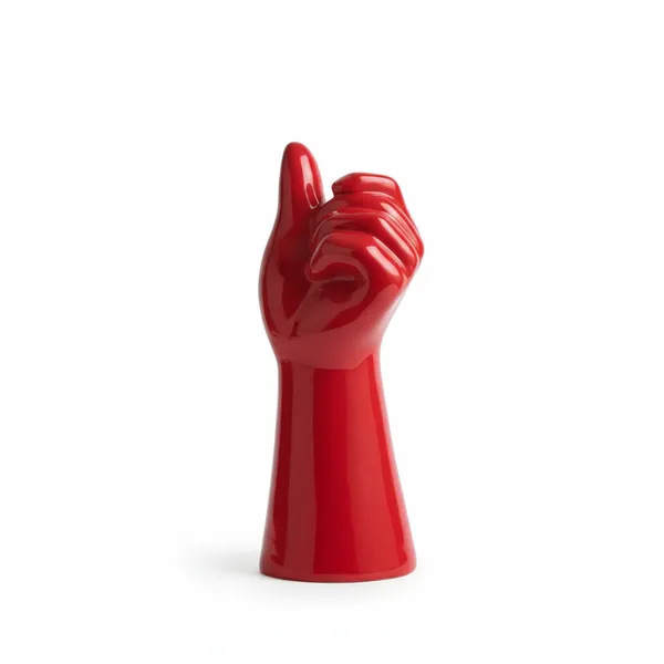 Kraftlik_Handicrafts_Ceramic_Pointed_Finger_Vase_Hand_Shape_Vase_Planter_Pots_Hand_Shaped_Flower_Vase_Ceramic_Planter_for_Home_Decor_Red_(Pack_of_1)