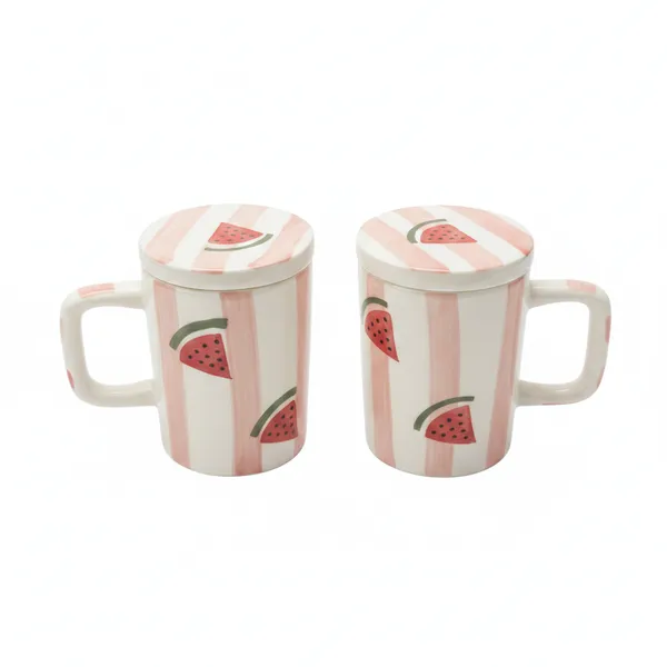 Kraftlik_Handicrafts_Ceramic_Watermelon_Coffee_Mug_with_Lid_|_Cute_Fruit_Design_Cup_for_Coffee,_Tea,_Milk,_Juice_&_Smoothies_|_Decorative_Drinkware_(Pack_of_2)
