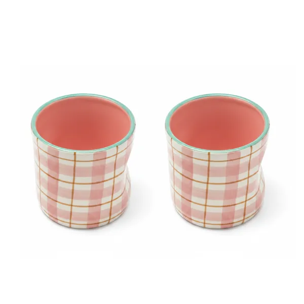 Kraftlik_Handicrafts_Check_Pattern_Ceramic_Glass_|_Pink_Decorative_Drinking_Cup_for_Coffee,_Tea,_Juice_&_Cold_Beverages_|_Aesthetic_Drinkware_(Pack_of_2)