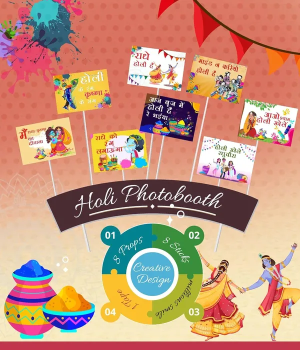 Kraftlik_Handicrafts_Funny_Holi_Props_|_Photobooth_for_Holi_Party,_Decoration,_Radha_Krishna_Theme_|_Colourful_Indian_Pattern,_Indian_Style_(Pack_of_8)