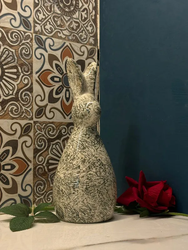Kraftlik_Handicrafts_Handmade_Decorative_Rabbit_Shape_Ceramic_Showpiece_Tabletop_Centeriece_Home_Living_Room_Decor_Wedding_Item_(Green,_1)