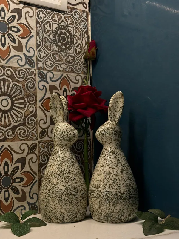 Kraftlik_Handicrafts_Handmade_Decorative_Rabbit_Shape_Ceramic_Showpiece_Tabletop_Centeriece_Home_Living_Room_Decor_Wedding_Item_(Green,_2)