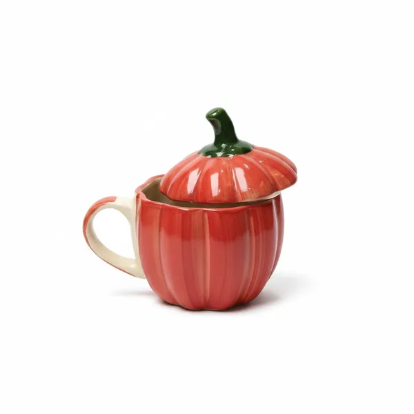 Kraftlik_Handicrafts_Pumpkin_Shape_Ceramic_Mug_with_Lid_|_Cute_Autumn_Design_Tea_&_Coffee_Cup_|_Decorative_Drinkware_for_Home,_Office_&_Gifting_(RED_Pack_of_1)