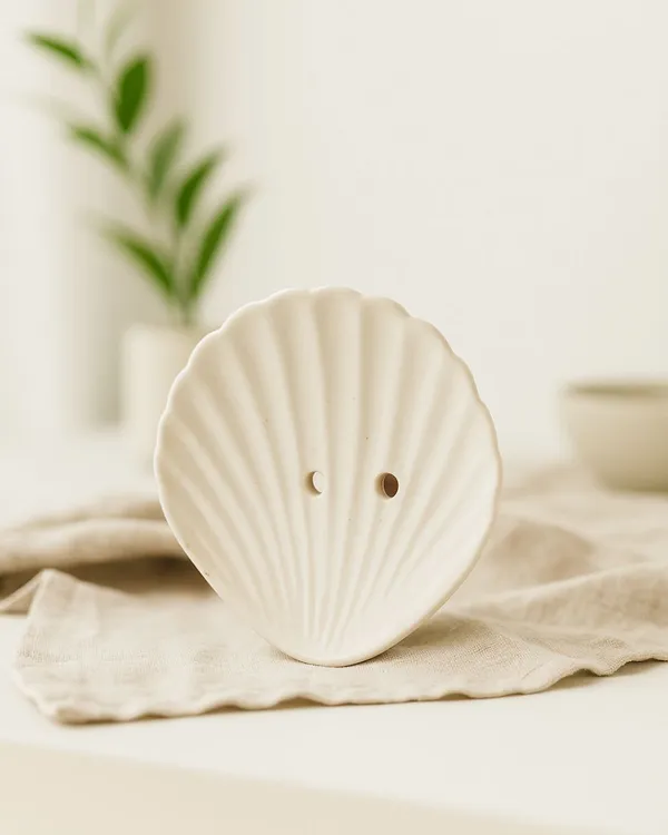 Kraftlik_Handicrafts_Snail_Shell-Shape_Liquid_Soap_Dispenser_Portable_Shape_Liquid_Soap_Dispenser_Hand_Wash_Dispenser_Pump_Push-Type_Shampoo_Dispenser_for_Hotel_Bathroom,_Ceramic_(Bath-SEEP-Ring)