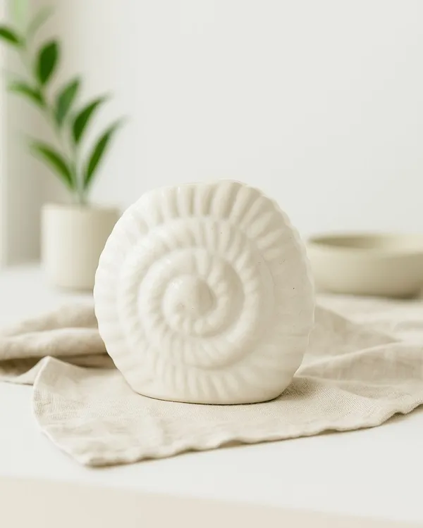 Kraftlik_Handicrafts_Snail_Shell-Shape_Liquid_Soap_Dispenser_Portable_Shape_Liquid_Soap_Dispenser_Hand_Wash_Dispenser_Pump_Push-Type_Shampoo_Dispenser_for_Hotel_Bathroom,_Ceramic_(Bath-SEEP-Ring)