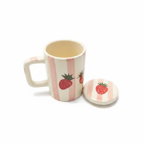 Kraftlik_Handicrafts_Strawberry_Design_Coffee_Cup_with_Lid_&_Straw_|_Ceramic_Mug_for_Coffee,_Tea,_Milk_&_Cold_Beverages_|_Cute_Drinkware_(Pack_of_1)