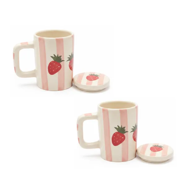 Kraftlik_Handicrafts_Strawberry_Design_Coffee_Cup_with_Lid_&_Straw_|_Ceramic_Mug_for_Coffee,_Tea,_Milk_&_Cold_Beverages_|_Cute_Drinkware_(Pack_of_2)