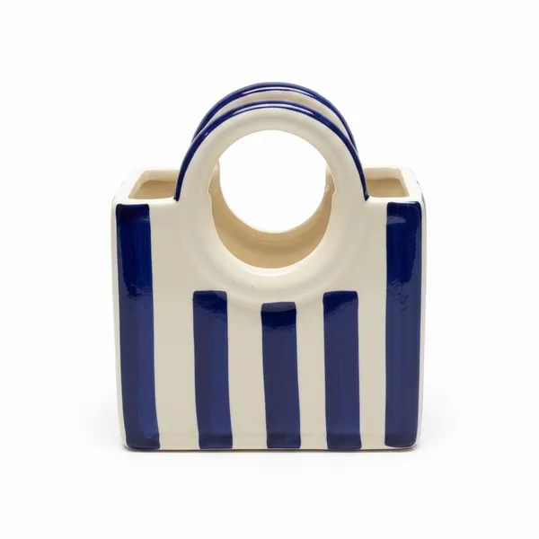 Kraftlik_Handicrafts_Striped_Basket_Shape_Ceramic_Flower_Vase_|_Blue_&_White_Decorative_Table_Vase_for_Home_Décor,_Living_Room_&_Office_(Pack_of_1)