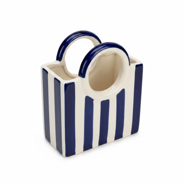 Kraftlik_Handicrafts_Striped_Basket_Shape_Ceramic_Flower_Vase_|_Blue_&_White_Decorative_Table_Vase_for_Home_Décor,_Living_Room_&_Office_(Pack_of_1)