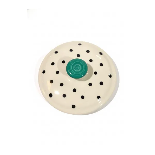 Kraftlik_Handicrafts_Polka_Dot_Ceramic_Storage_Jar_with_Lid_|_Airtight_Kitchen_Container_for_Sugar,_Tea_&_Coffee_(Green_Polka_Dot_Jar_(Pack_of_2))