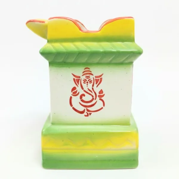 Kraftlik_Handicrafts_Ceramic_Tulsi_Pot_|_Decorative_Round_Planter_for_Home_Temple,_Balcony_&_Garden_|_Traditional_Indoor_Outdoor_Plant_Pot_for_Tulsi_Plant_(Pack_of_1)