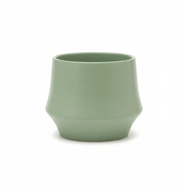 Kraftlik_Handicrafts_Matte_Green_Ceramic_Planter_Pot_?_Medium_Round_Indoor_&_Outdoor_Plant_Pot_with_Drainage_Hole_for_Succulents,_Flowers_&_Herb_Plants_|_Home,_Office_&_Balcony_D?cor_(Pack_of_1)