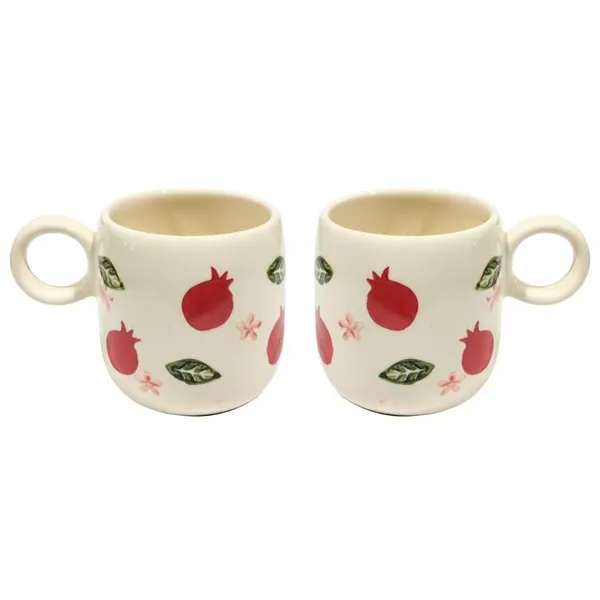 Kraftlik_Handicrafts_Print_Ceramic_Cup_|_Decorative_Tea_&_Coffee_Mug_|_Multi-Purpose_Mug_with_Handle_for_Home_&_Office_|_Kitchen_D?cor_&_Gifting_(Pomegranate_Print_Ceramic_Tea_Cup_(Pack_of_2))