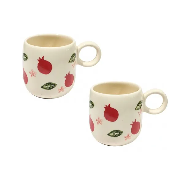 Kraftlik_Handicrafts_Print_Ceramic_Cup_|_Decorative_Tea_&_Coffee_Mug_|_Multi-Purpose_Mug_with_Handle_for_Home_&_Office_|_Kitchen_D?cor_&_Gifting_(Pomegranate_Print_Ceramic_Tea_Cup_(Pack_of_2))