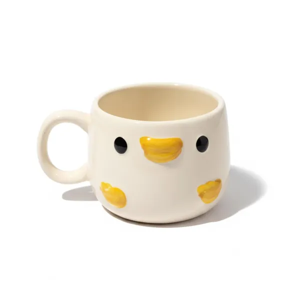 Kraftlik_Handicrafts_Cute_Duck_Face_Ceramic_Mug_for_Kids_|_Mini_Cartoon_Animal_Coffee,_Tea_&_Milk_Cup_with_Handle_|_Cream_Color_Breakfast_Mug_for_Home,_Kitchen,_Gifting,_Snacks_&_Desserts_(Pack_of_1)