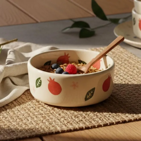 Kraftlik_Handicrafts_Print_Ceramic_Cup_|_Decorative_Tea_&_Coffee_Mug_|_Multi-Purpose_Mug_with_Handle_for_Home_&_Office_|_Kitchen_D?cor_&_Gifting_(Pomegranate_Print_Ceramic_Saucer_(Pack_of_1))