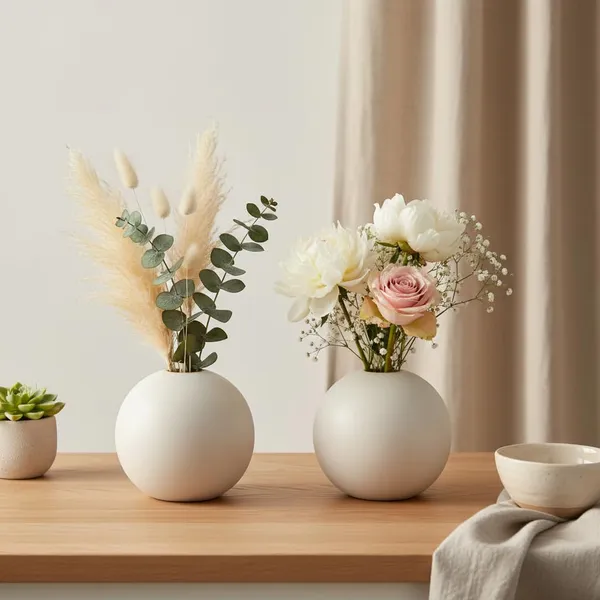 Kraftlik_Handicrafts_Matte_White_Round_Ceramic_Flower_Vase_|_Small_Modern_Tabletop_Bud_Vase_for_Home_&_Office_D?cor_(White_Pack_of_2)