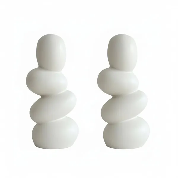 Kraftlik_Handicrafts_Abstract_Stacked_Ceramic_Sculpture_Vase_|_Modern_Minimalist_Tabletop_Decorative_Showpiece_for_Living_Room,_Bedroom_&_Office_D?cor_(2)