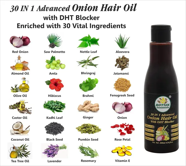 30_In_1_Advanced_Onion_Hair_Oil_With_DHT_Blocker-_200_Ml_&_Electric_Head_Scalp_Massager__Combo