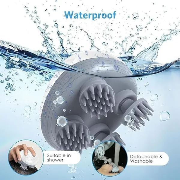 Electric_Head,Scalp_Massager_Rechargeable_Head_Kneading_Massage_Machine_3_Speed_Mode_Handheld.Portable,Scalp_Scratcher_Body_Massager_For_Hair_Growth,Deep_Clean_&_Stress_Relaxation_(White)