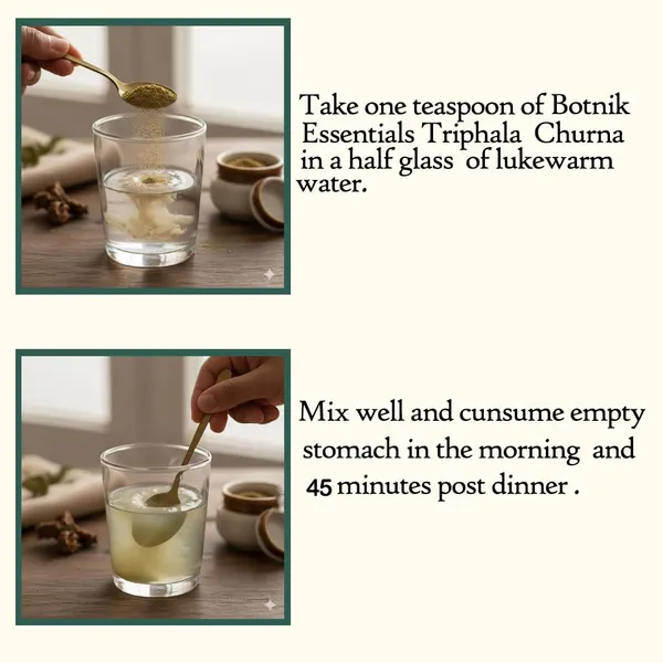 100%_Organic_Triphala_1:2:3_Churna-250Gm_For_Acidity_Gas_Constipation_Indigestion_Colon_Cleansing,_Formula_By_Maharishi_Vagbhata_In_Astang_Hridayam.