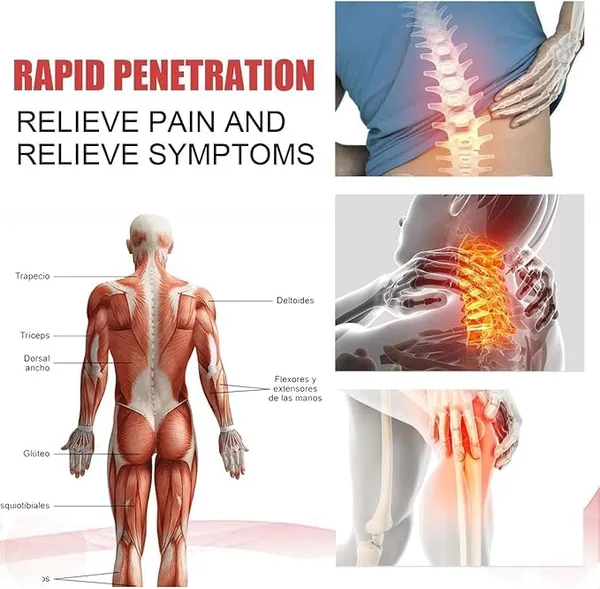 Pain_Relief_Oil,_100%_Natural_Joint_And_Muscle_Care,_No_Mineral_Oil,_Silicone_Or_Paraben,_100Ml_&_Professional_Massage_Gun_With_4_Attachments,_Deep_Tissue_Percussion_Massager_Combo
