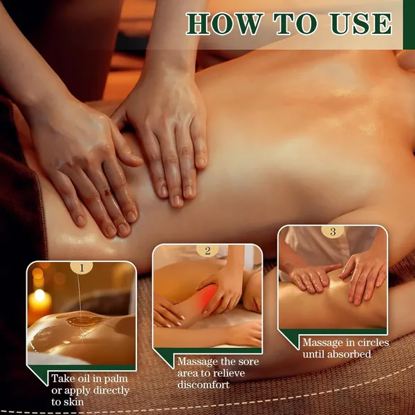 Pain_Relief_Oil,_100%_Natural_Joint_And_Muscle_Care,_No_Mineral_Oil,_Silicone_Or_Paraben,_100Ml_&_Professional_Massage_Gun_With_4_Attachments,_Deep_Tissue_Percussion_Massager_Combo