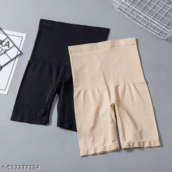 Pack_Of_2_Special_Combo!_Ladies_High_Waist_Seamless_Shaper_Briefs_Tummy_&_Thigh_Control_Innerwear
