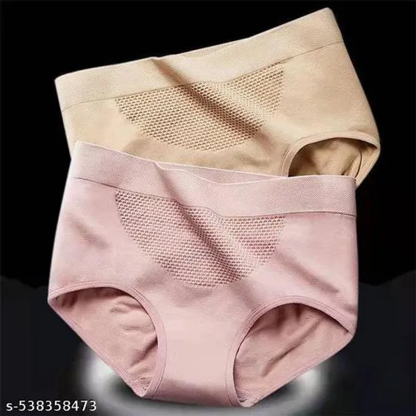 Pack_Of_2_Women's_Tummy_Tucker/Shapewear_Shorts_Seamless_Slimming_Innerwear