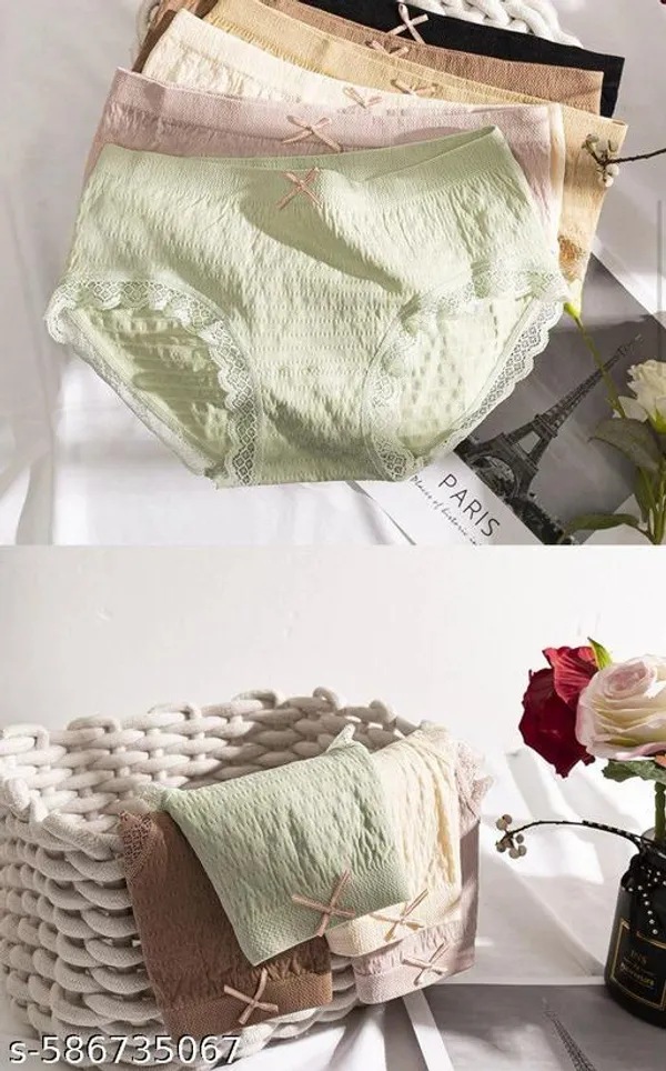 Style_Hipster_Panties_For_Women_Mid_Waist_|_Cotton_Feel_|_No_Visible_Line_Stylish_&_Stretchable_|_Skin_Friendly_|_Full_Fit_Pack_Of_4