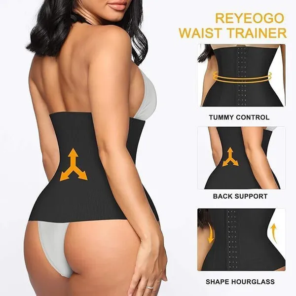 Black_Cotton_Lycra_Solid_Tummy_&_Thigh_Shaper_For_Women