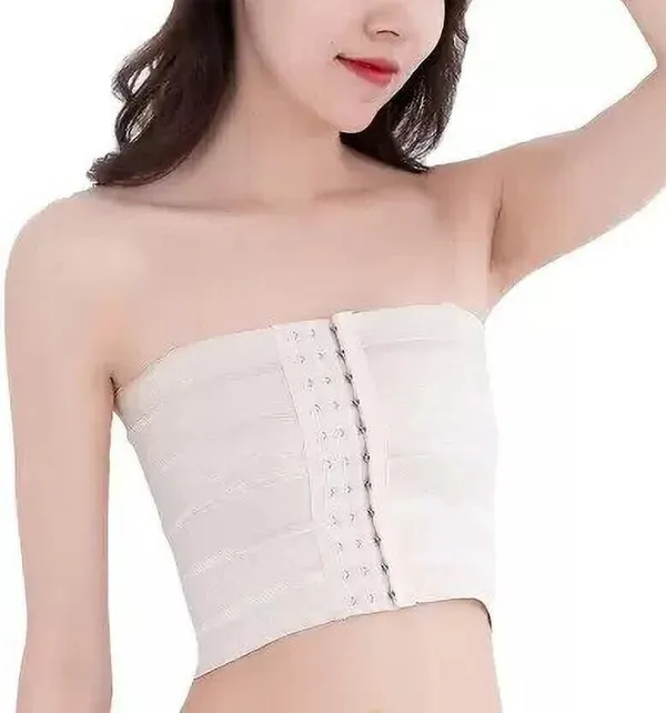 Beige_Cotton_Lycra_Solid_Tummy_&_Thigh_Shaper_For_Women