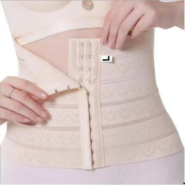 Beige_Cotton_Lycra_Blend_Solid_Tummy_&_Thigh_Shaper_For_Women
