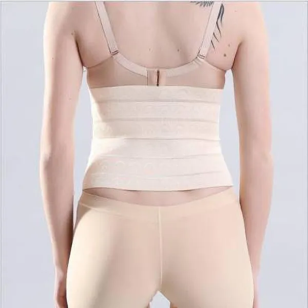Beige_Cotton_Lycra_Blend_Solid_Tummy_&_Thigh_Shaper_For_Women