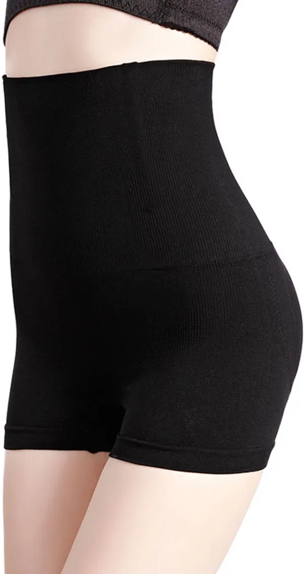 Pack_Of_3_Black_Cotton_Lycra_Blend_Solid_Tummy_&_Thigh_Shaper_For_Women