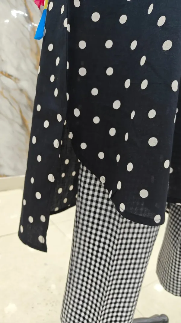 100%_Pure_Jaipuri_Mulmul_Cotton_Black_Checkered_Pure_Cotton_2_Piece_Suit_With_2_Pocket_(Both_side_pocket)