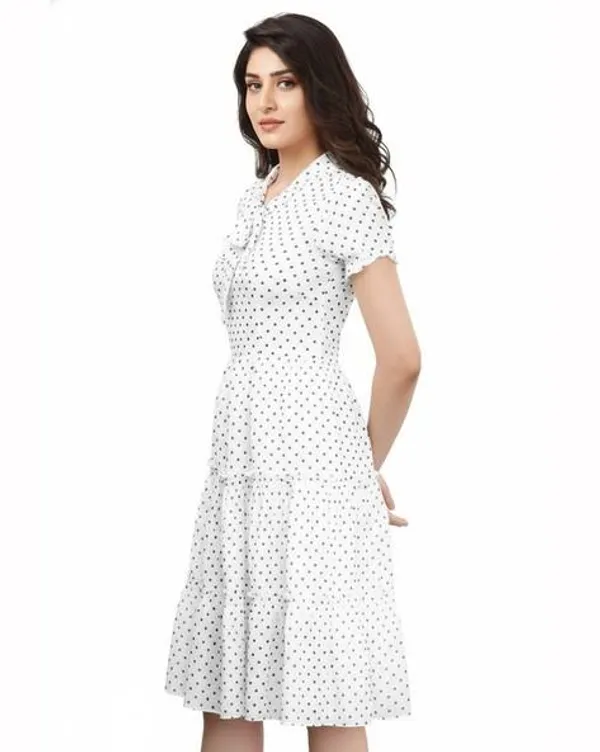 premium_printed_Georgette_with_soft_Lining_(Single_piece)_self_design_frilled_dress