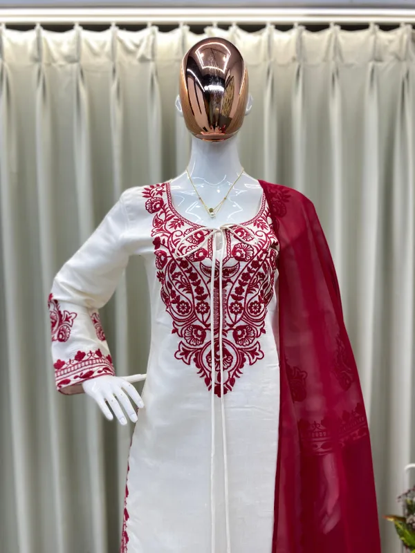 Sheesh_Designer_Embroidered_Roman_Silk_Suit_Set_with_Georgette_Dupatta