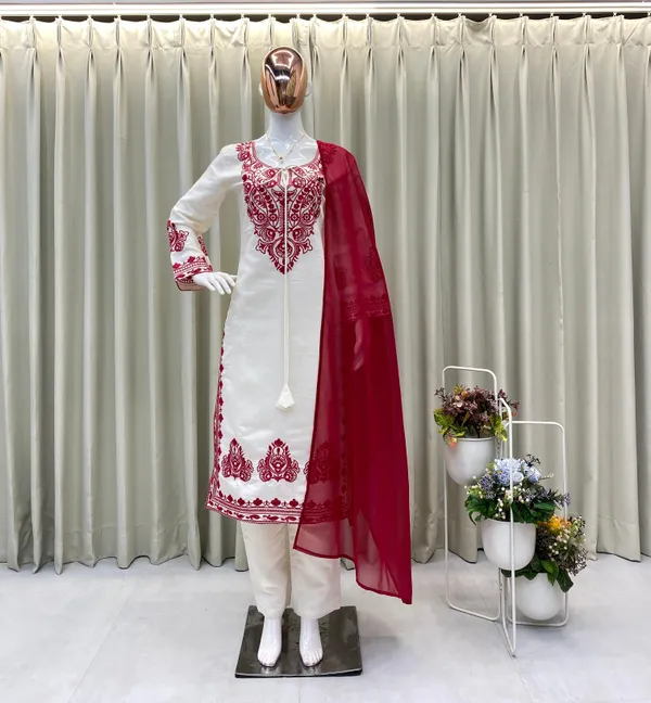 Sheesh_Designer_Embroidered_Roman_Silk_Suit_Set_with_Georgette_Dupatta