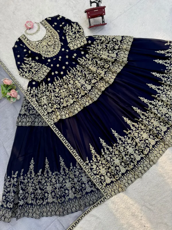 Sheesh_Designer_Faux_Georgette_Lehenga_Set_with_Heavy_Dori_&_Sequin_Embroidered_Top_and_Dupatta