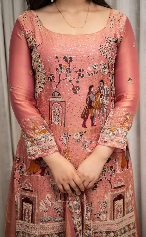 Sheesh_Rose_Gold_Crush_Silk_Embroidered_Kurta_Palazzo_Set_with_Dupatta