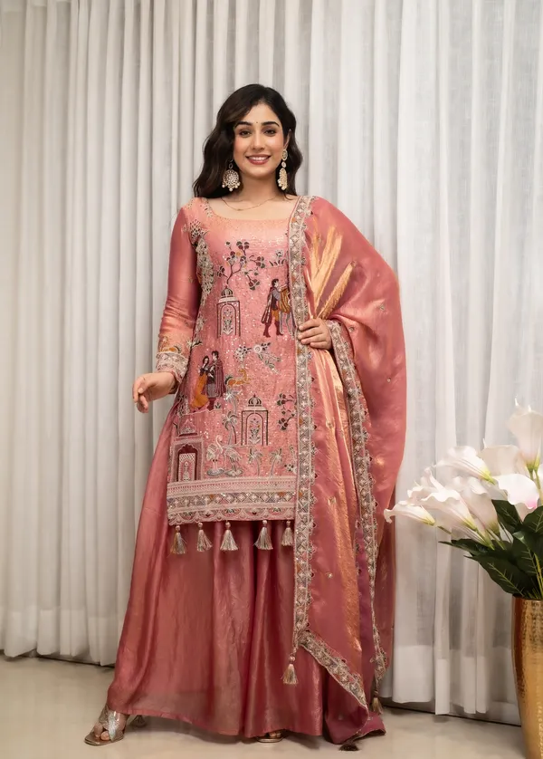 Sheesh_Rose_Gold_Crush_Silk_Embroidered_Kurta_Palazzo_Set_with_Dupatta